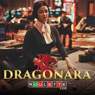 Crupier en la mesa de ruleta Dragonara